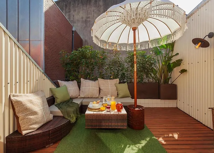 Lägenhet The Terraced Loft - Boho Elegance In